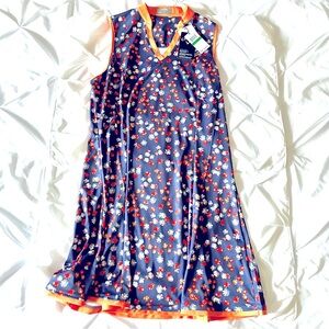 Callaway Blue Indigo Wicking Sun Protection Golf Dress, Women’s Large, NWT